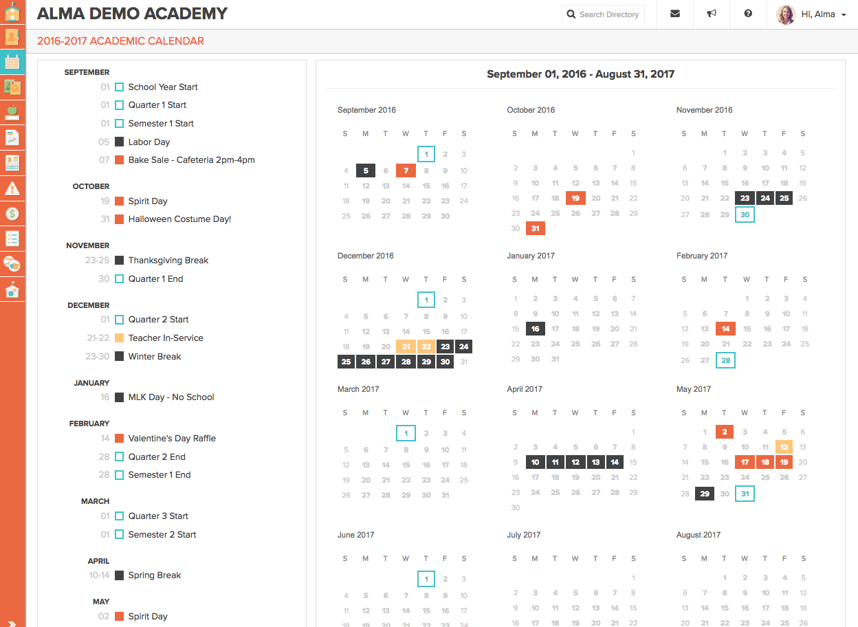 District Flexible scheduling and custom calendar tools